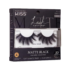 KISS Negro Mate, empaque elegante que inspira aplicación precisa.