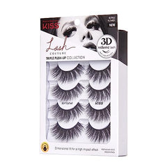 Kiss Bombshell 14mm con diseño triple aporta volumen definido sin peso.