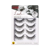 Kiss Triple Push-Up Robe: pestañas 12 mm para volumen y ligereza.