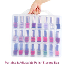 Kissbuty caja esmaltes: divisores ajustables para herramientas y colores