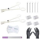 Kit de piercing corporal 36 piezas para uso en casa con todo lo necesario.