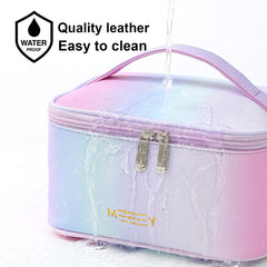 KITENROM bolsa impermeable de PU mantiene cosméticos secos y limpios.