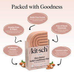 Kitsch barra acondicionador karité – cabello rizado definido y sin frizz