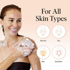 Hidratación con manteca de karité durante la exfoliación para piel nutrida.