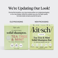 Kitsch barra de champú para cabello sin residuos y más ligero