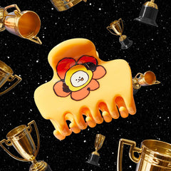 Kitsch BT21 CHIMMY clip pelo abombado, diseño seguro para cabellos rizados.