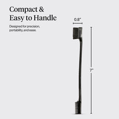 Kitsch cepillo para flequillo negro con borde definido