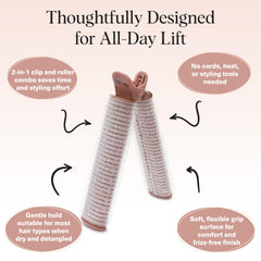 Kitsch Clips: brillo natural y control de frizz sin daño.