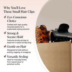 Kitsch clips detalle brillo nube: acabado lustroso para looks elegantes.