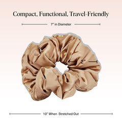 Kitsch coletas satinadas para uso diario, sujetan el cabello sin dejar marcas.