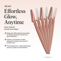 Afinador de cejas de Kitsch Dermaplane para definir cejas con precisión