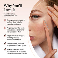 Exfoliación suave con Kitsch Dermaplane para piel más uniforme