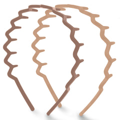 Kitsch diadema zigzag sin deslizamiento para peinados duraderos.