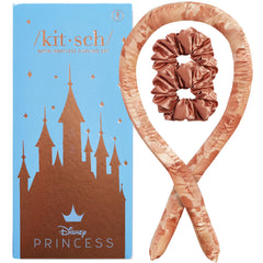 Rizador sin calor de Kitsch Disney Satin para rizos nocturnos suaves sin calor.