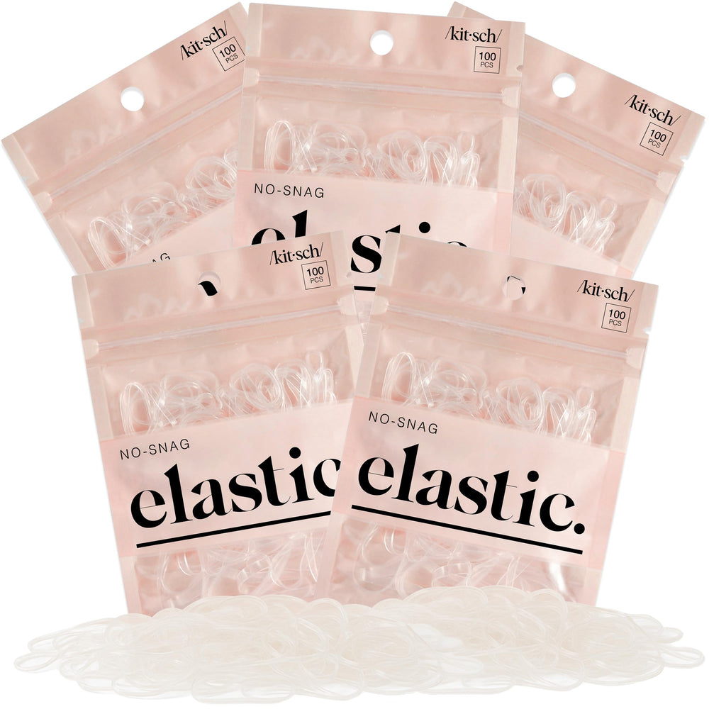 Kitsch elásticos para cabello sin daño en niños, fáciles de quitar sin tirar del pelo