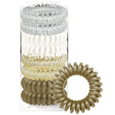 Kitsch espirales para cabello rubio, 8 piezas, suave y sin daños.