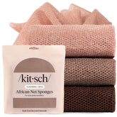 Kitsch esponja de red africana para exfoliación diaria suave.