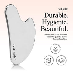 Kitsch gua sha para mandíbula, realza la definición y favorece el drenaje linfático