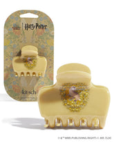 Pinza de Kitsch con emblema Hufflepuff para sujetar mechones con estilo