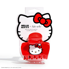 Kitsch Hello Kitty pinza puffy mediana reciclada, accesorio versátil para peinados diarios
