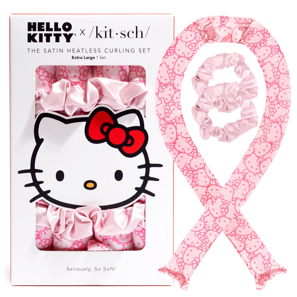 Kitsch Hello Kitty: banda para dormir sin calor facilita rizos sin dañar el cabello