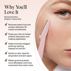 Navaja facial Kitsch prepara la piel para mejor absorción de sueros.