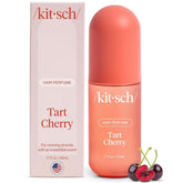 Perfume para cabello Kitsch Cereza Tart, botella elegante para frescura duradera.