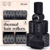 Kitsch rodillos termicos ceramicos primer plano para volumen duradero