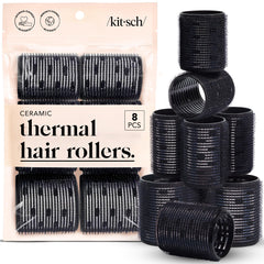 Kitsch rodillos termicos ceramicos primer plano para volumen duradero