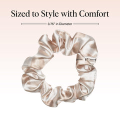 Kitsch Satin Scrunchies: cola de caballo elegante con sujeción suave para peinados sin roturas
