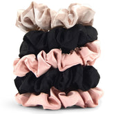 Kitsch Satin Scrunchies para uso diario suave y sin daño, ayuda a peinar sin tirones