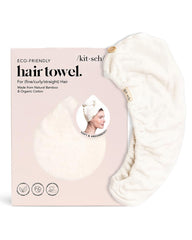 Kitsch toalla microfibra, absorción rápida para cabello mojado y cómodo.