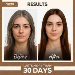 Espuma de Kiwinz Professional aplicándose uniformemente para un color parejo