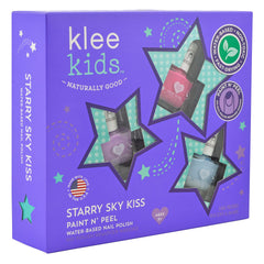 Esmalte a base de agua en tono Austin de Klee Naturals, opción suave para uñas infantiles.