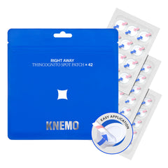 Parche KNEMO para espinilla invisible, discreto y absorbente.