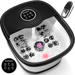 KNQZE spa de pies colapsable con calor para relajación en casa