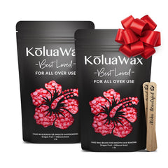 KoluaWax cera dura aroma fruta dragón e hibisco en empaque, lista para usar en casa