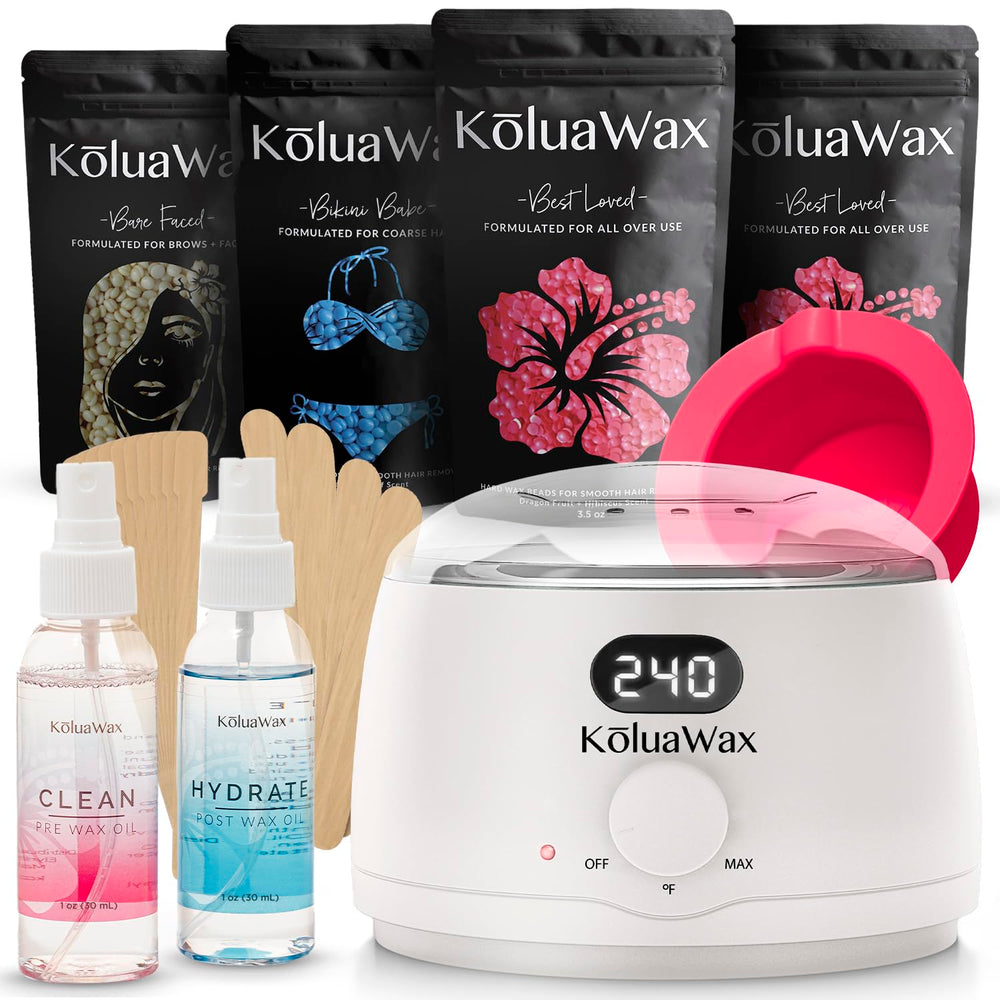 KoluaWax calentador digital para depilación en casa y resultados consistentes.