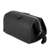 KomalC neceser de cuero premium, interior amplio para organizar tus productos de viaje.