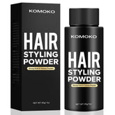 Komoko polvos estilizantes para cabello: empaque compacto para llevar a diario