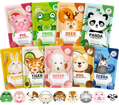 KONEUK mascarilla panda, hidratación suave para piel infantil, ideal para rutinas diarias de cuidado.