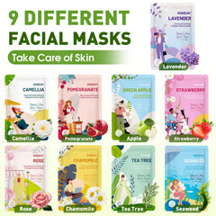 Mascarilla de alga marina de KONEUK para hidratación profunda.
