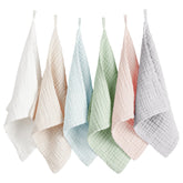 Konssy toallas faciales de muselina absorbentes para limpieza suave