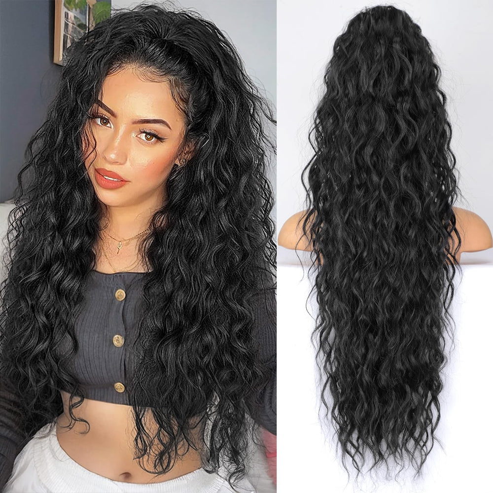 KooKaStyle cola de pelo 30 pulgadas, aspecto natural y duradero.