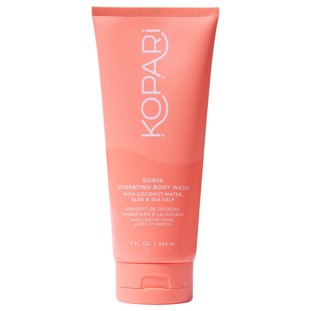 Bouteille Kopari goyave hydratante, parfum coco agréable.