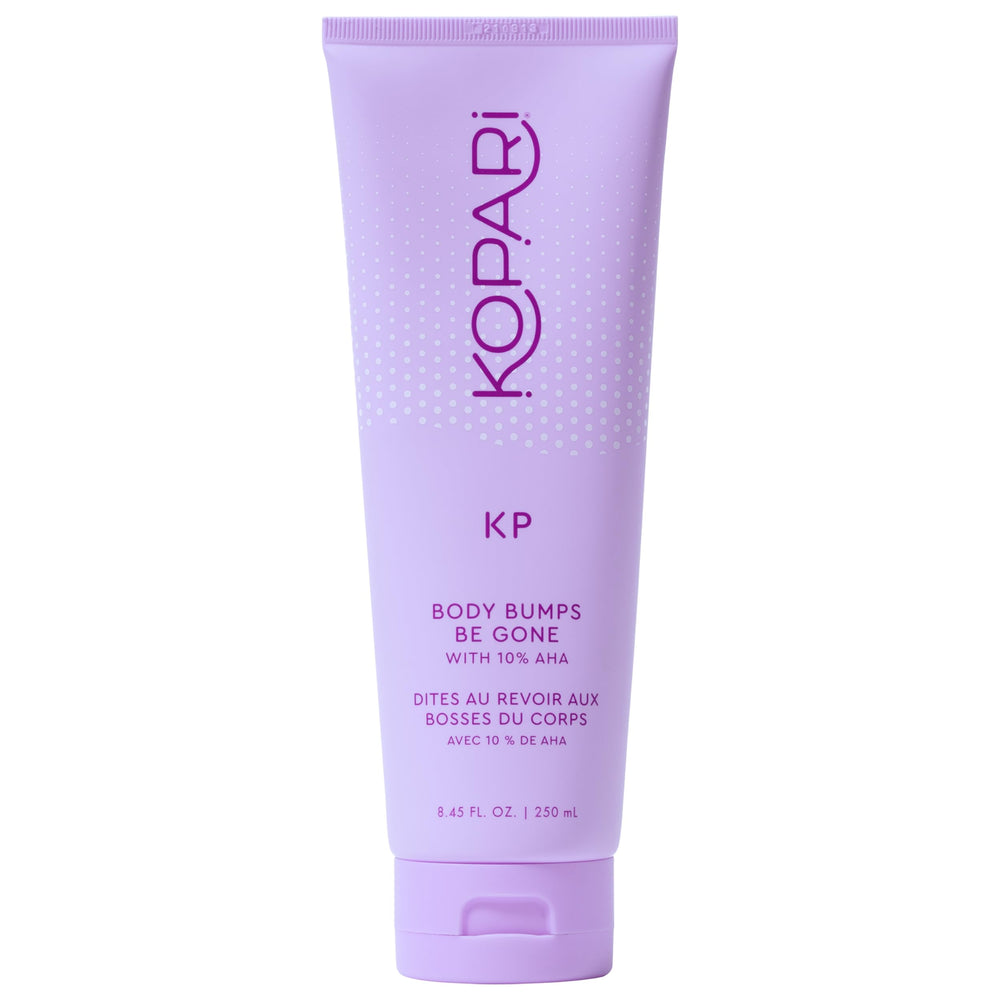 Kopari KP Body Bumps Be Gone: envase exfoliante corporal para suavizar la piel.