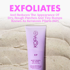 Kopari KP Exfoliante 10% AHA mostrando ingredientes y textura suave