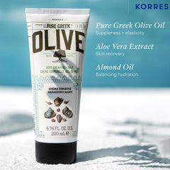 KORRES crema corporal con aceite de oliva para hidratación duradera