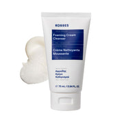 Korres Yogur Griego crema-espuma limpiador rostro: botella con espuma suave para limpieza diaria.
