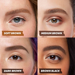 Kosas Brow Pop Nano includes a spoolie for effortless brow grooming.